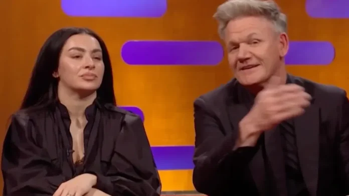 Charli XCX claps back at Gordon Ramsay on Graham Norton show
